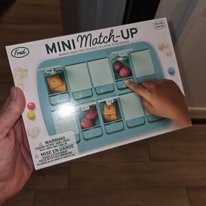 Fred Mini Match-Up Memory Snack Tray - Aqua